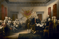 Declaration of Independence (1819), by John Trumbull